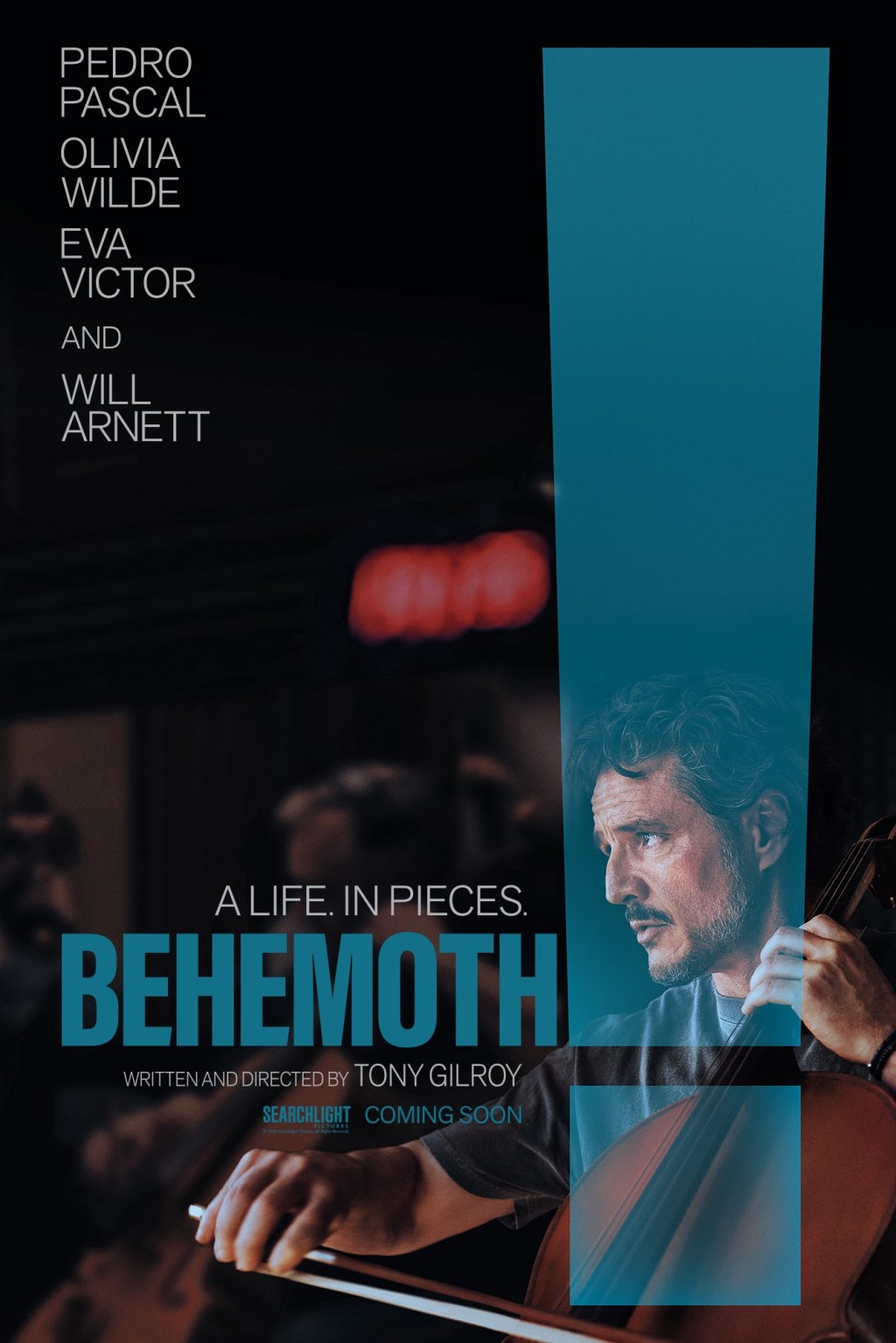Plakat for Behemoth! med Pedro Pascal, der spiller cello