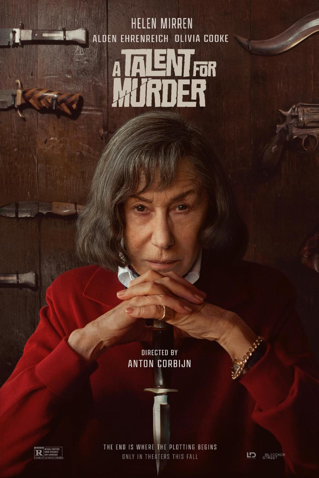 Plakat til Et særligt talent (A Talent for Murder, 2026) af Anton Corbijn med Helen Mirren