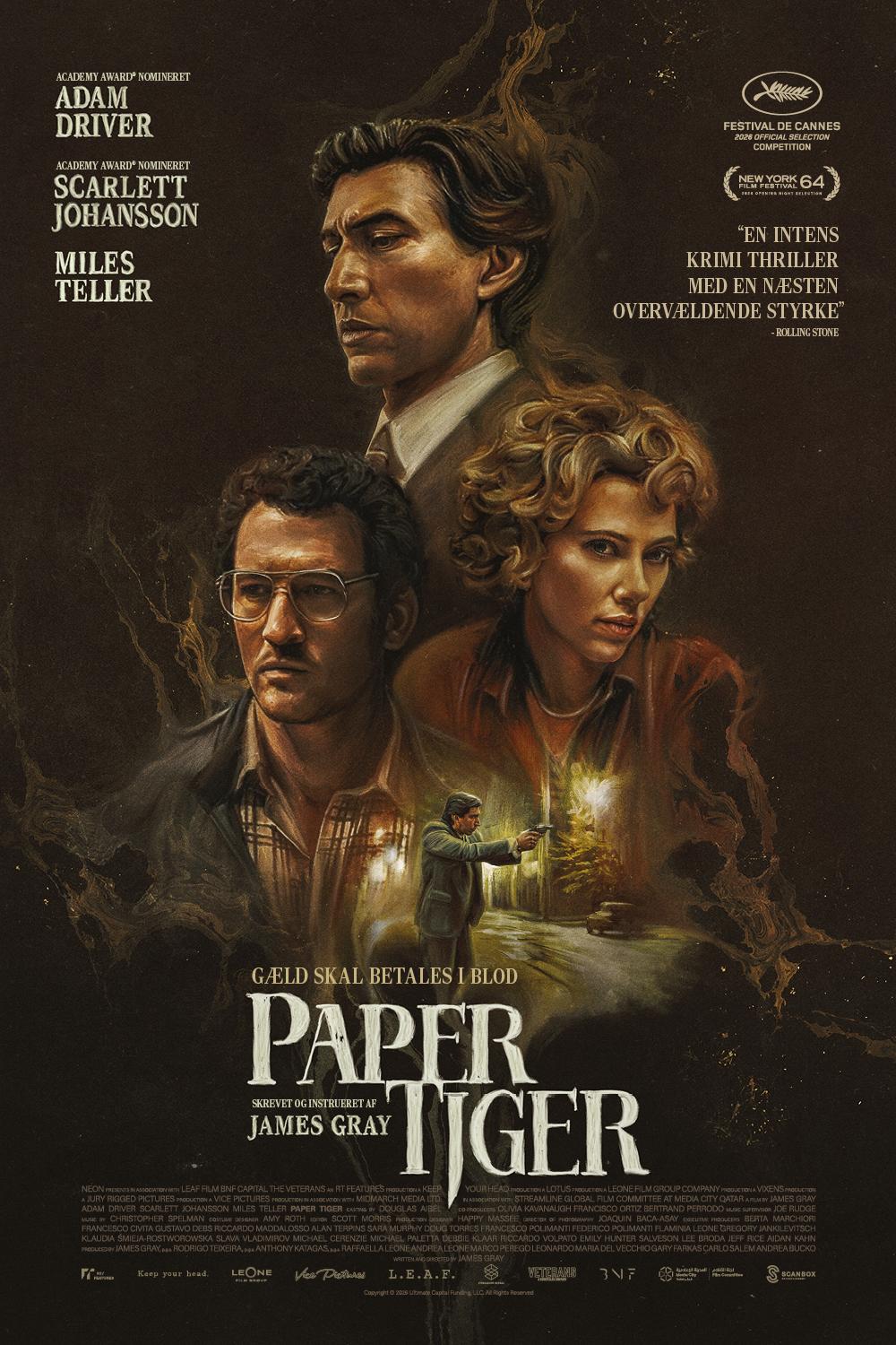 Plakat for Paper Tiger (2026) af James Gray