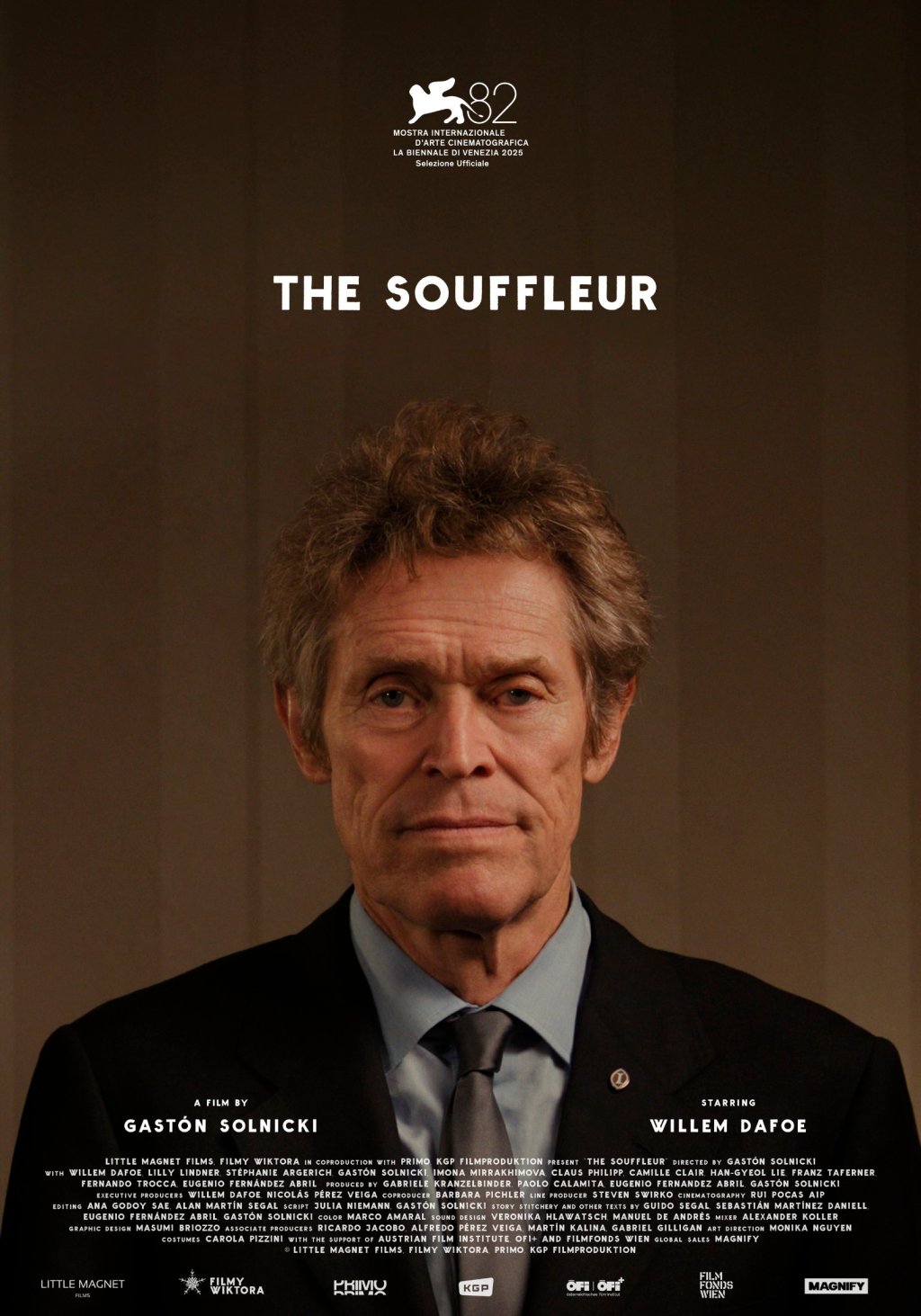 Plakat for The Souffleur af Gastón Solnicki med Willem Dafoe